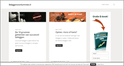 Desktop Screenshot of beleggenvoordummies.nl