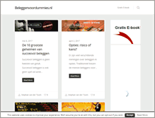 Tablet Screenshot of beleggenvoordummies.nl